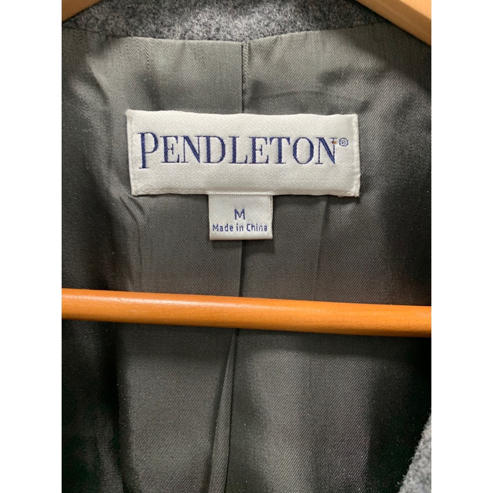 Pendleton Wool Blend Grey Peacoat Jacket Women's … - image 3